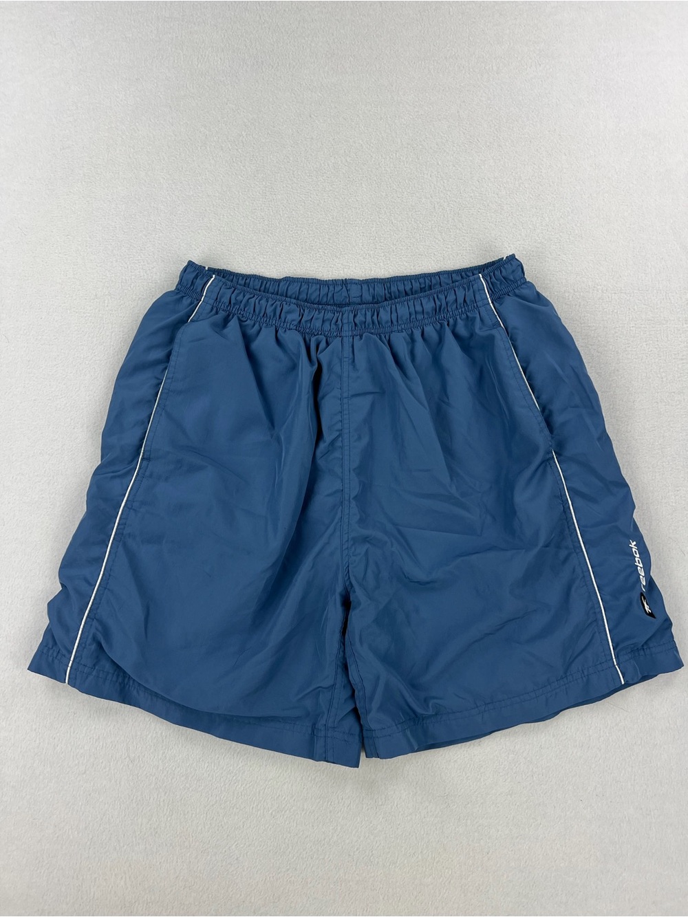 Vintage Y2K Reebok Athletic Lined Blue Hiking Shorts 6” Inseam Men Size L